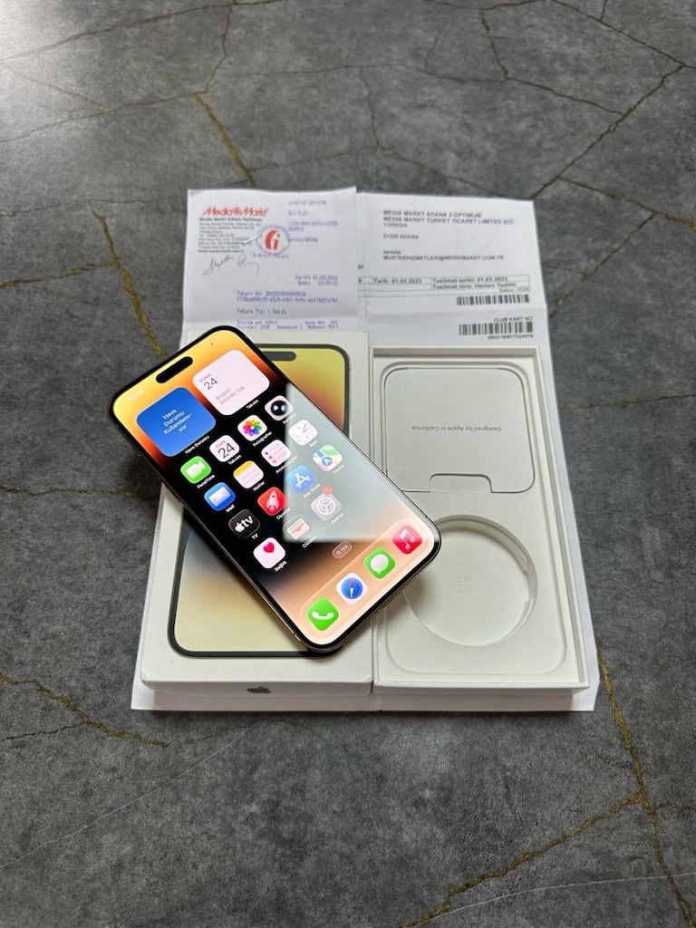 iPhone 14 pro max yurtiçi kutulu faturalı hatasız tertemiz işlemsiz - 9