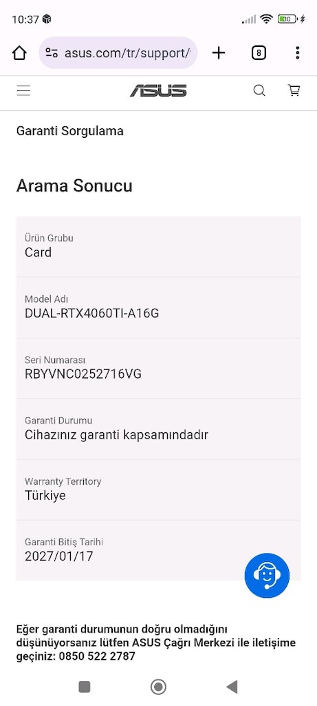 Asus Geforce Rtx 4060ti 16gb Ekran Karti - 5