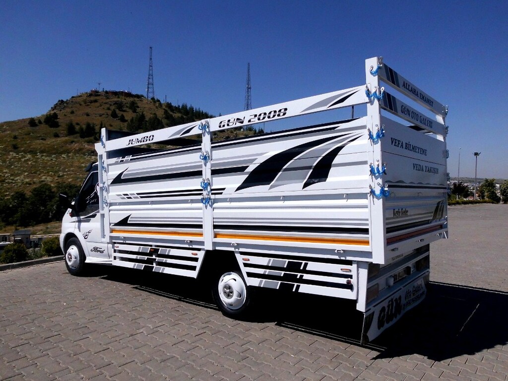 2008 FORD TRANSİT 350L TEK TEKER JUMBO KAMYONET RUHSATLI MASRAFSIZ - 11