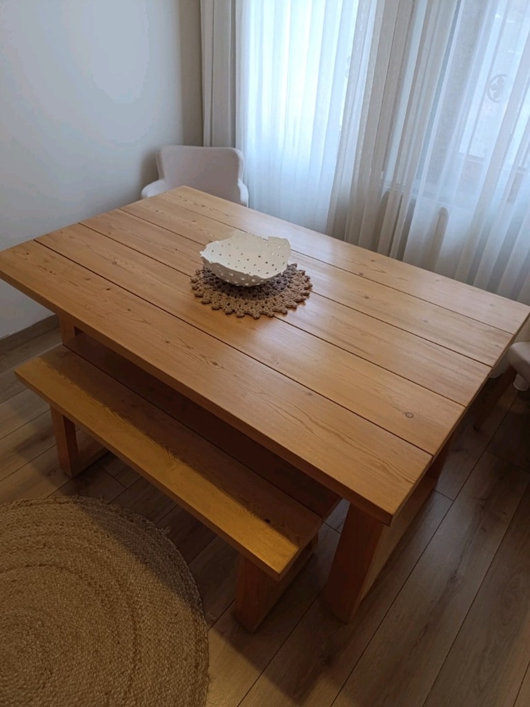 acill--TAKIM/gercek agaç yemek masasi - 7