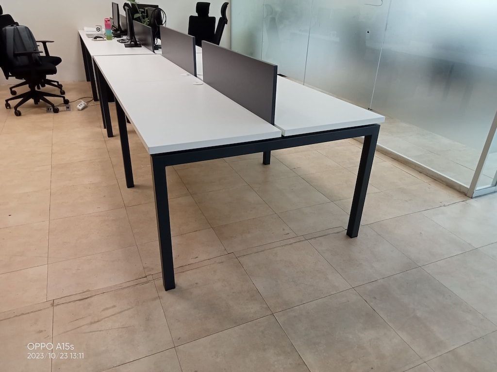 PANELLİ ÇALIŞMA MASASI / ÇOKLU PERSONEL MASASI / ARAL OFİS - 4