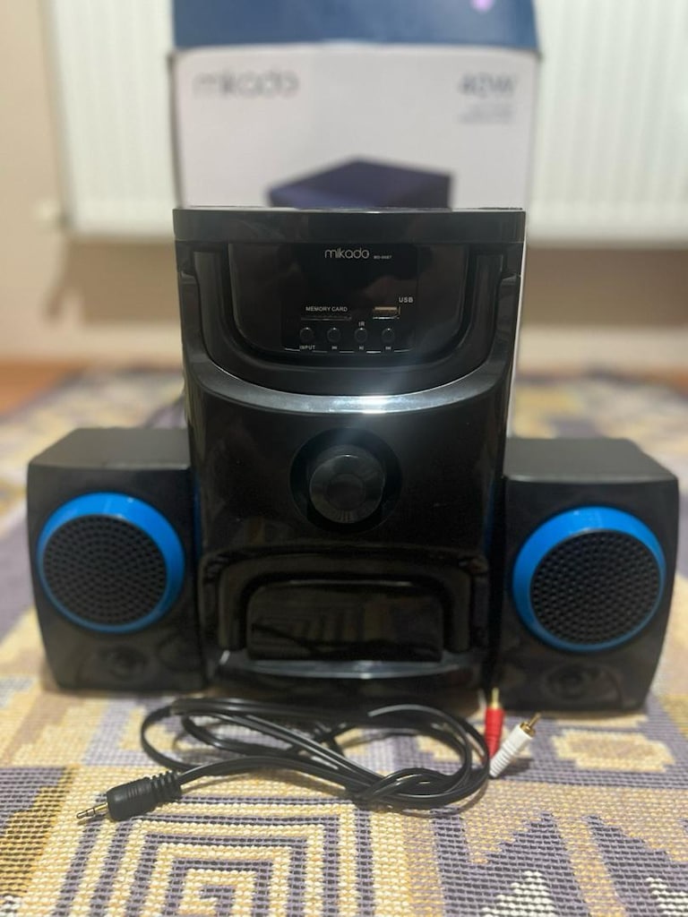 Mikado MD-96BT 2+1 40W RGB Ses Sistemi (Kutulu / Bluetooth / Kumandalı - 2