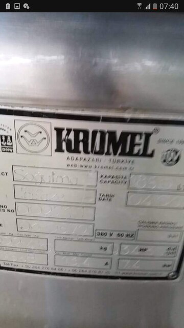KROMEL MARKA SÜT SOĞUTMA TANKI