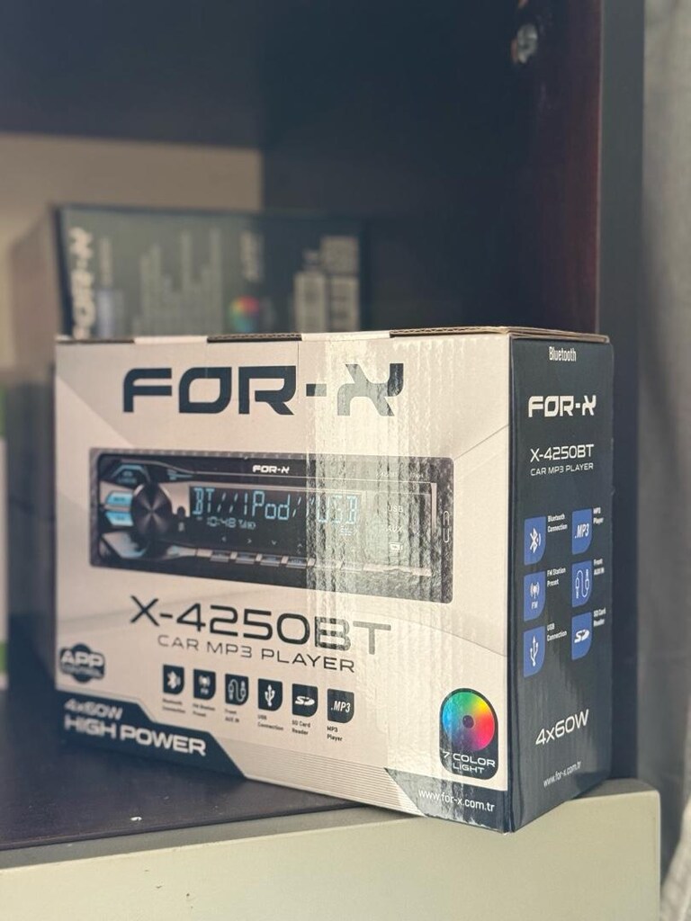 FORX X 4250BT OTO TEYP SIFIR KAPALI KUTU GARANTİLİ USB BLUTUTH - 2