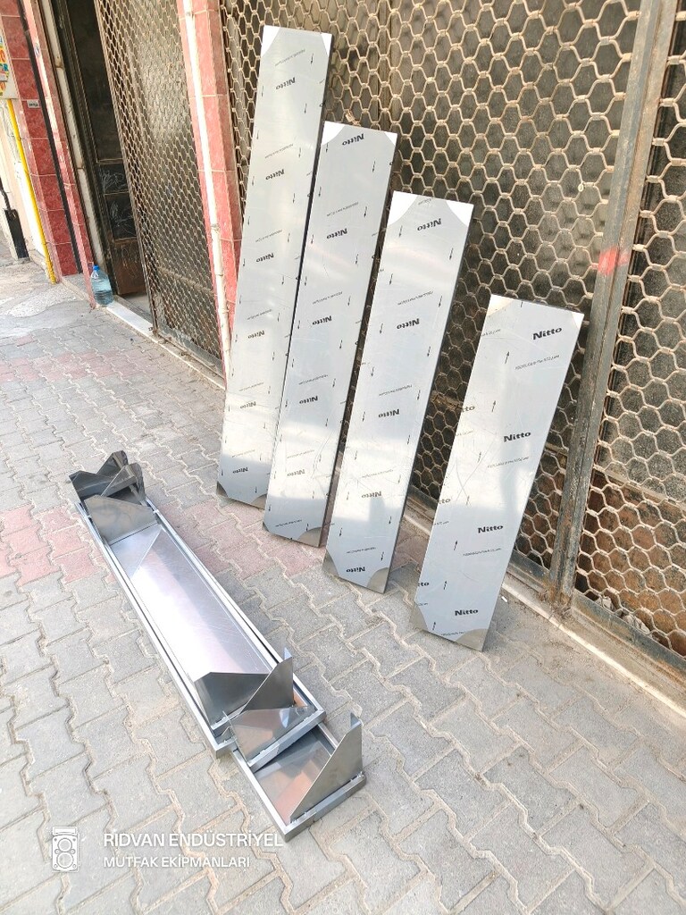 tek katlı duvar rafı krom duvar raf endüstriyel hazır mutfak duvar raf - 2