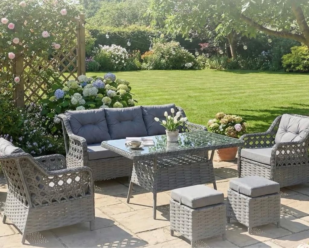 rattan bahçe balkon takımı