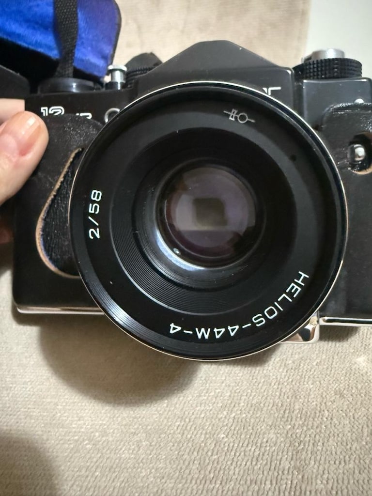 Orijinal Kılıflı Zenit 12XP + Efsane Helios 44M-4 58mm f/2 Lens - 2