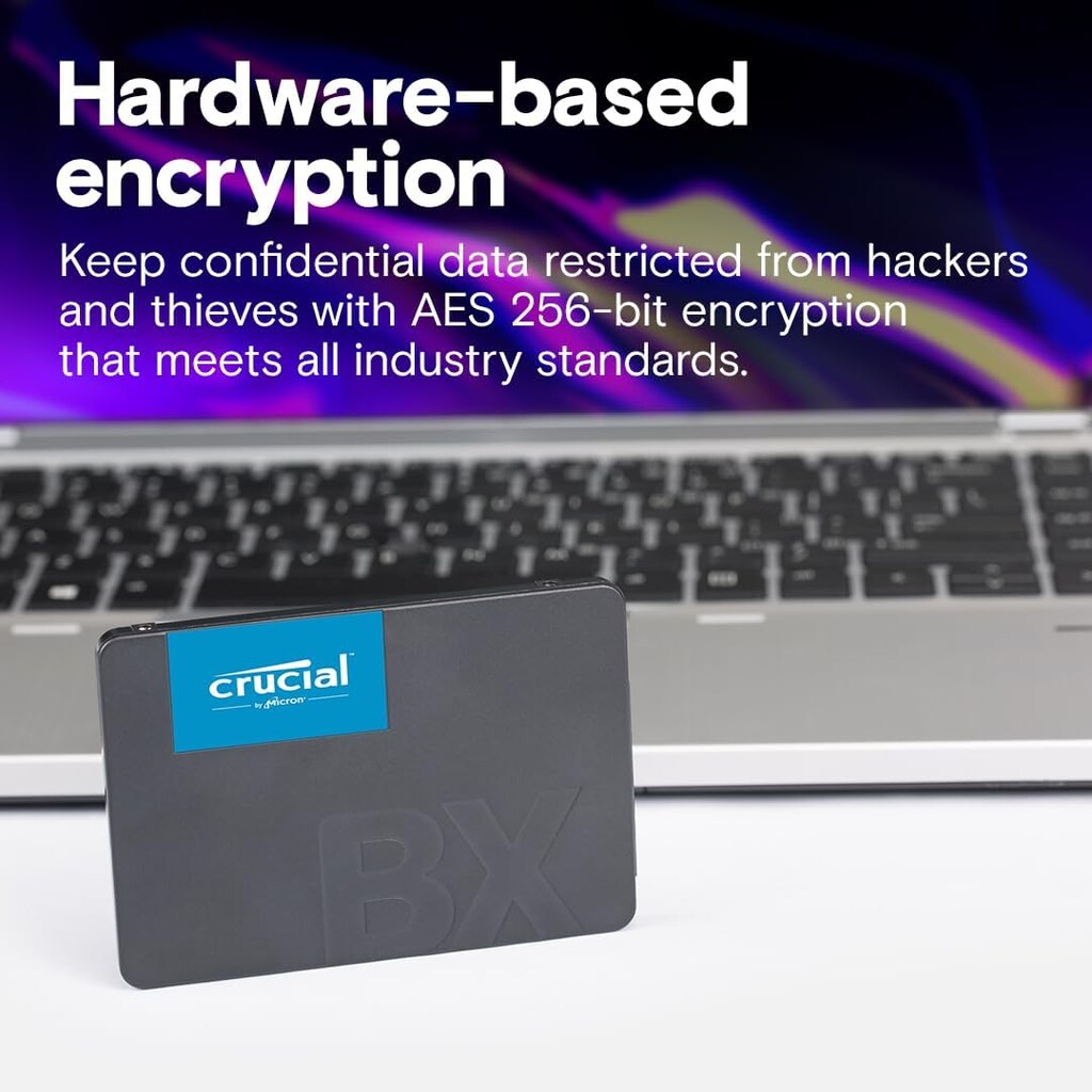 Crucial BX500 240GB SATA SSD Temiz