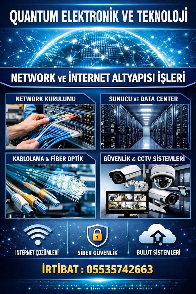 HER TÜRLÜ ZAYIF AKIM İŞLERİ GÜVENLİK KAMERALARI,ALARM VE NETWORK