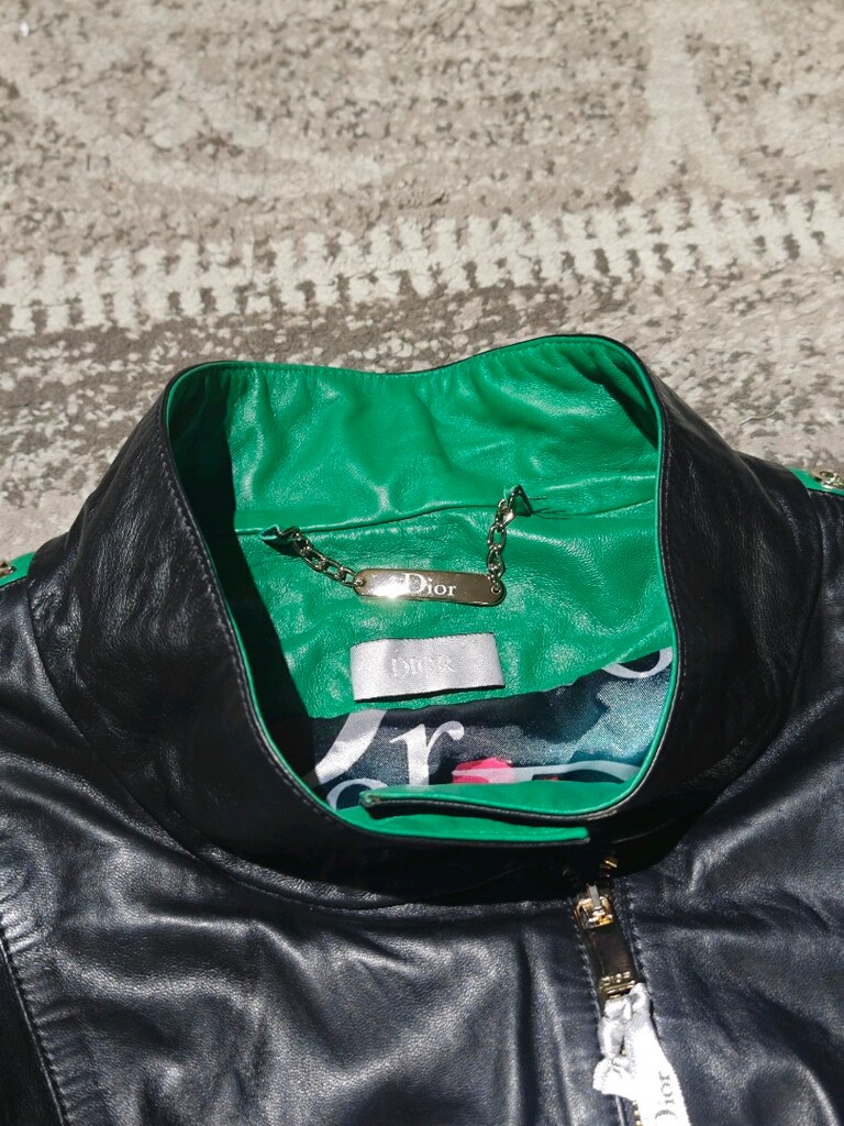 Siyah Deri Bomber Ceket - 4