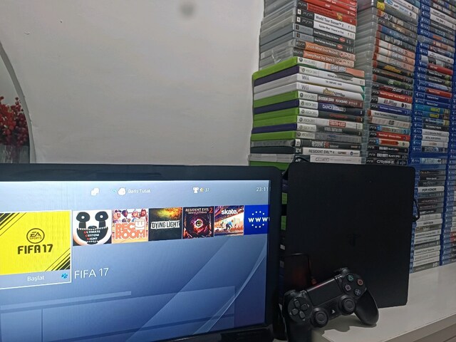 Playstation slim kol+oyunlar GRNTks: Playstation Nintendo Gc12DENEal