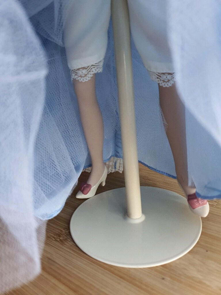 Marie Antoinette porselen bebek damgalı vintage - 16