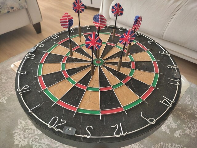 Profesyonel dart takımı (At kilindan mamul)