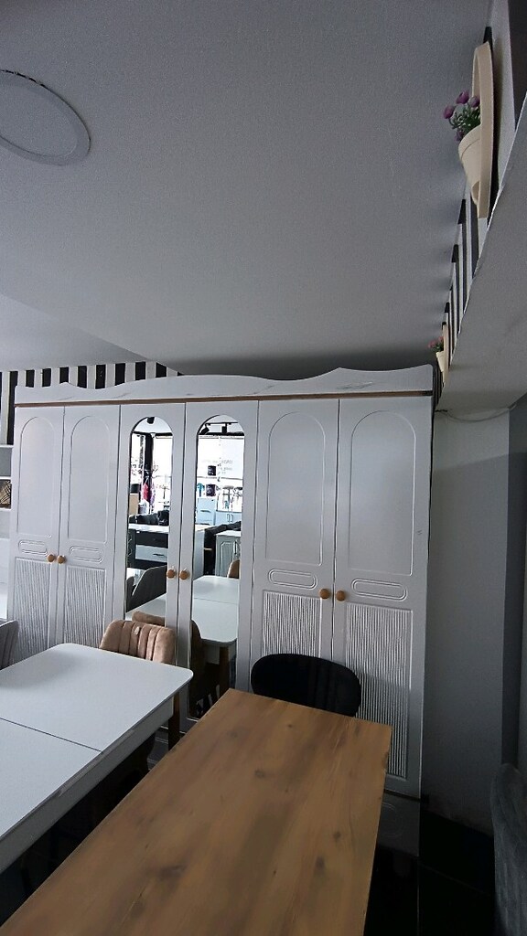 6 kapakli mdf gardolap - 4