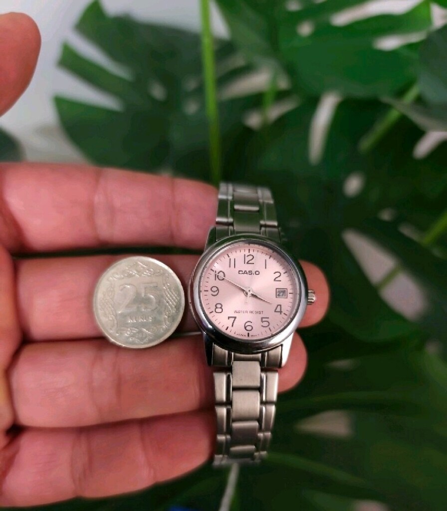 Orjinal Casio Pembe Kadran Mini Kadın Çelik Saat HATASIZ - 16