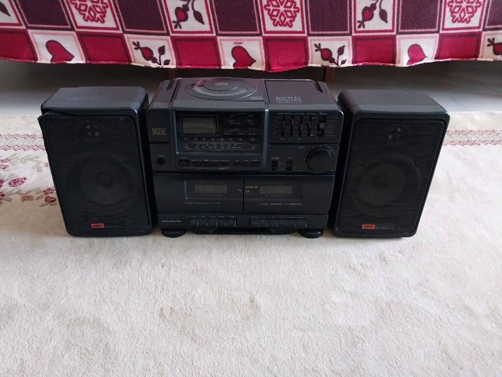 Arçellik cidi radyo çift kaset çalar nostalji sevenlere - 2