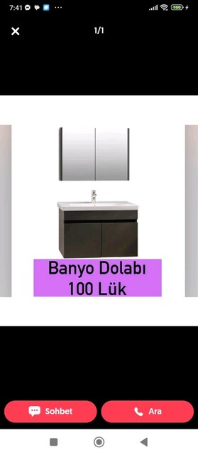 Banyo dolabı
