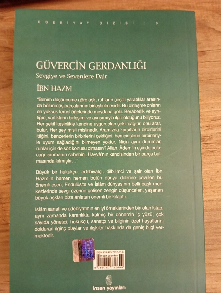 Güvercin Gerdanlığı - İbn Hazm - 2