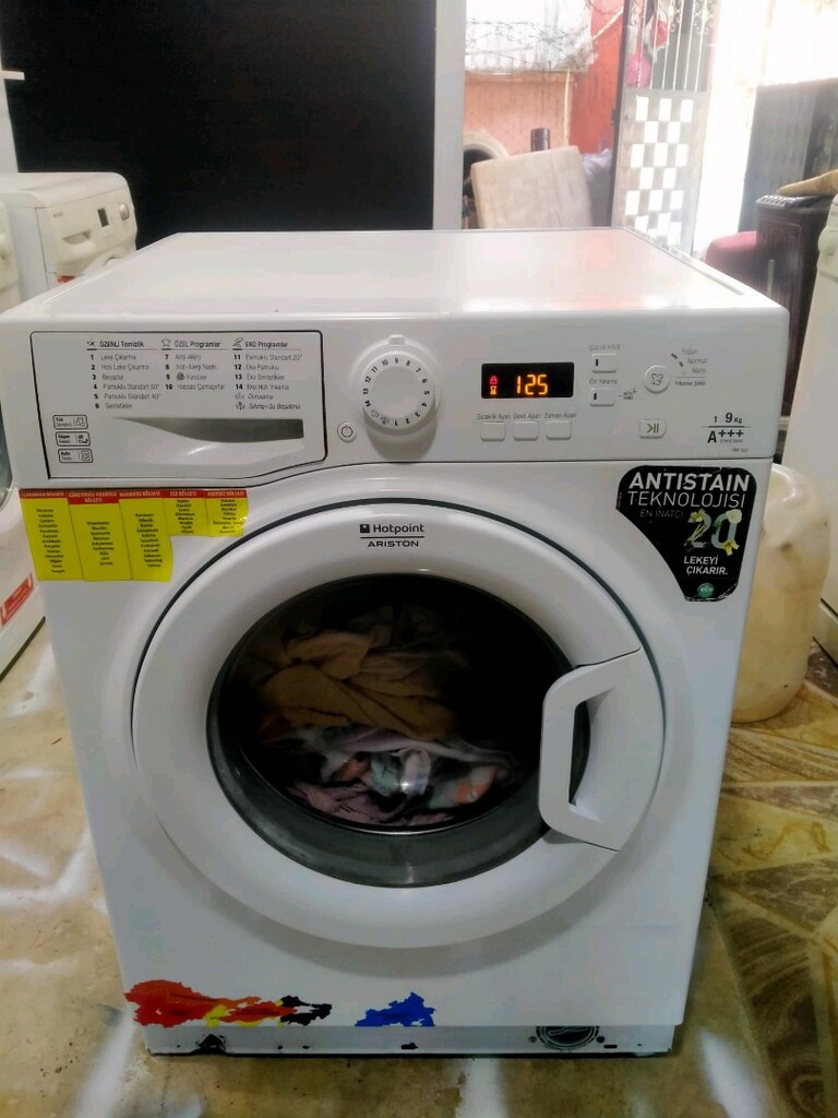 ustasından satılıktır Ariston 9 kg çamaşır makinesi satılıktır - 15
