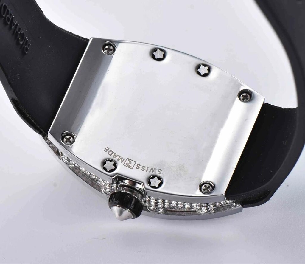 İTHAL/SIFIR/UNİSEX/Richard Mille,Komple Pırlanta Gövde,Titanyum Kasa - 4