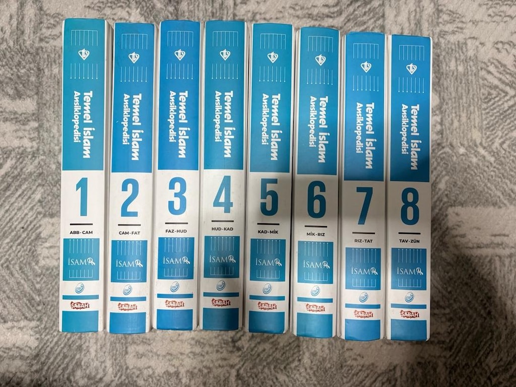 Temel İslam Ansiklopedisi İSAM (8 Cilt Eksiksiz Set - Tertemiz) - 3