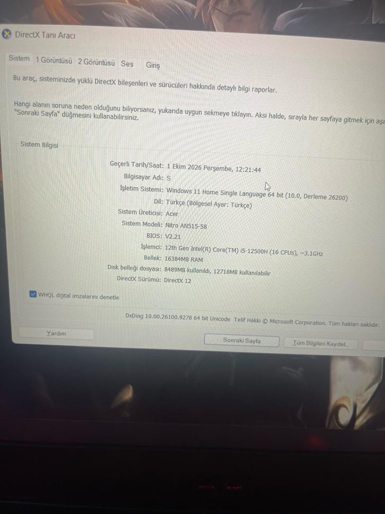 Tertemiz Acer nitro Oyuncu laptopu - 4