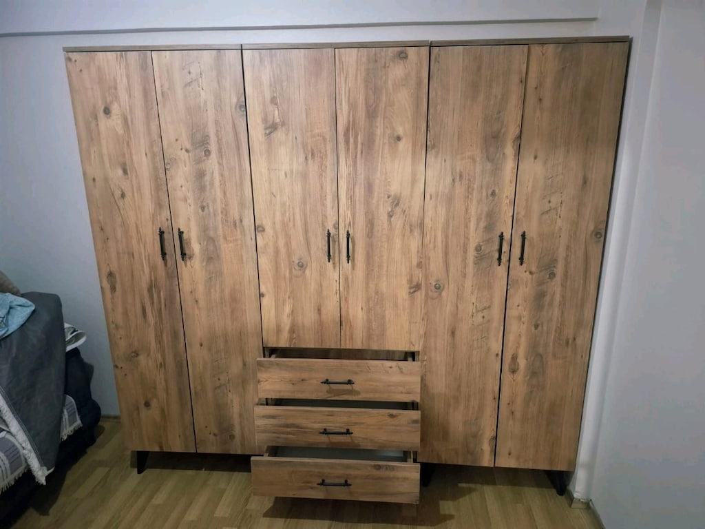 *SIFIR*dolap gardırop elbise dolabı gardolap NAKLİYE BİZDEN - 6
