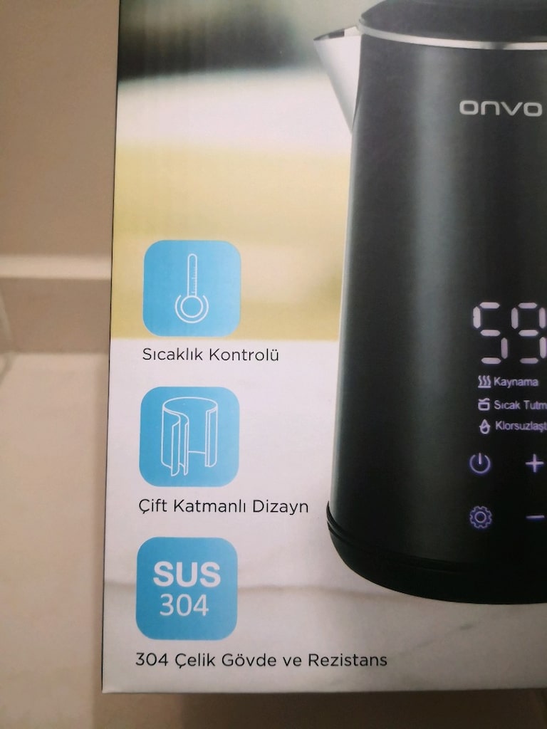Dijital kettle onvo - 6