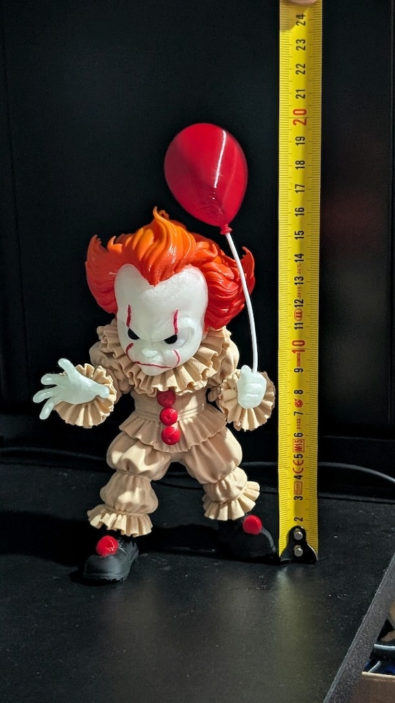 PENNYWISE KORKUNÇ PALYAÇO FİGÜR 3DBASKILAB - 2