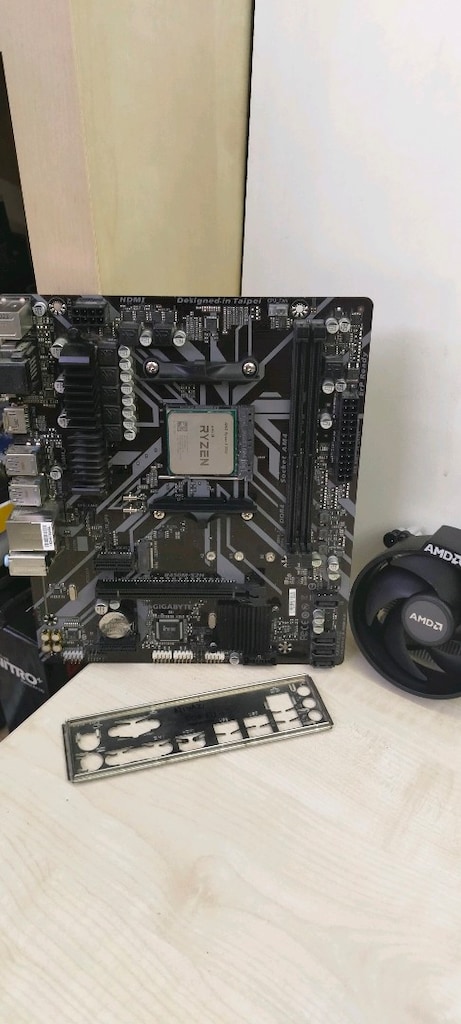 GA B450 +R5 5500+AMD CPU FAN SET - 5