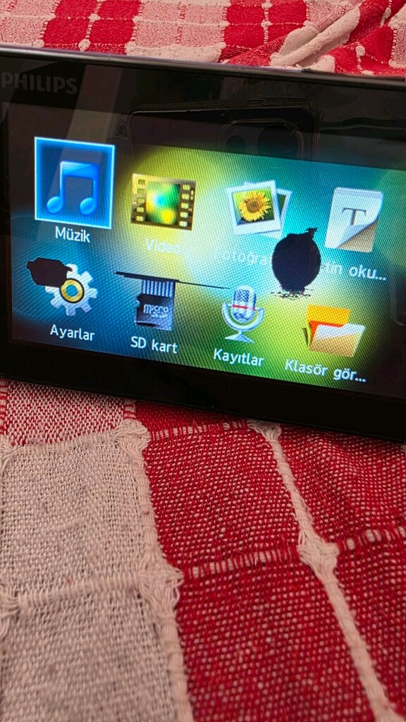 Philips Go Gear video 4inç Mp3 ve Mp4 çalar - 6