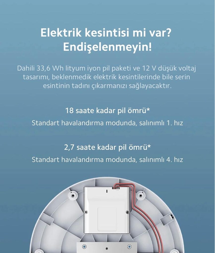 Xiaomi Standing fan 2 pro Vantilatör - 12