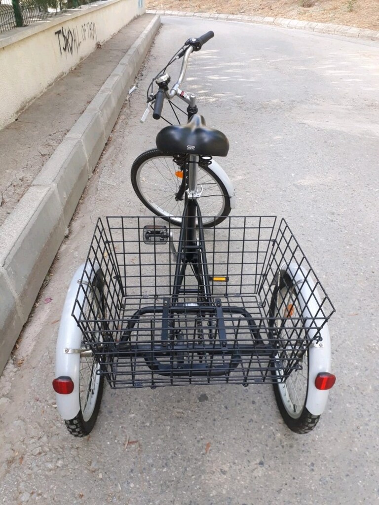 AÇIKLAMAYI OKUYUN-CARRARO CARAVAN ÜÇ TEKERLEKLİ KARGO BİSİKLET - 9