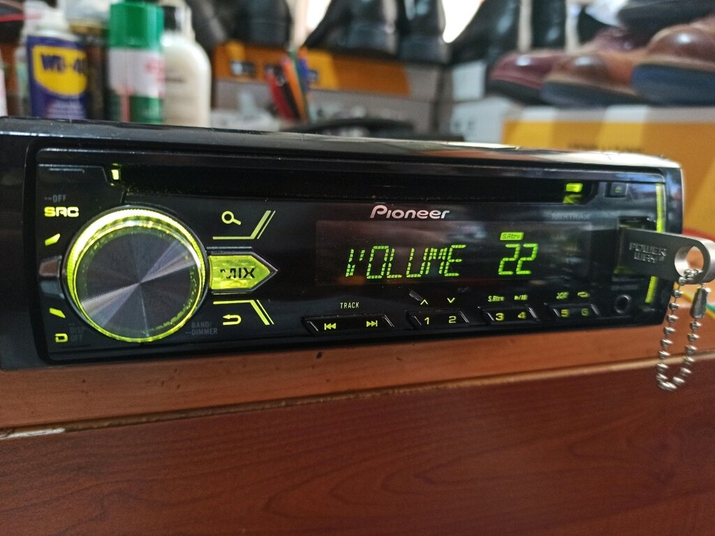 Eski seri Pioneer USB AUX RADYO CD ÇİFT ANFİ ÇIKIŞLI oto teyp sıfır gi - 3