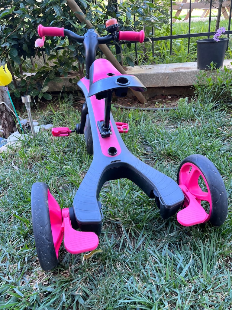 Globber 3 Tekerlekli Bisiklet 4in1 - Pembe Renk - 10