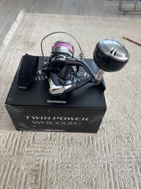 shimano twin power 8000 pg yuki 4.20 surf kamış