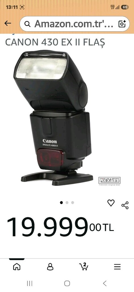 canon SPEEDLITE 430 EXII FİLAJ - 5