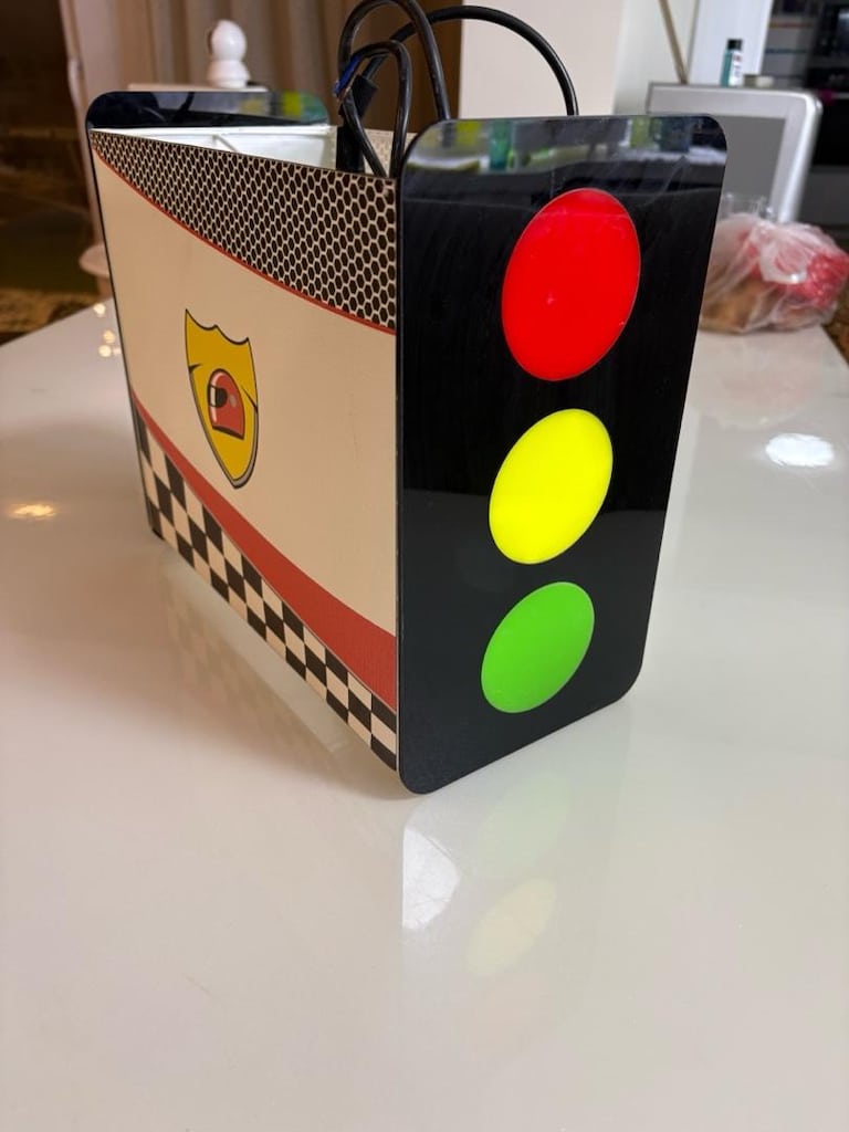 Çilek mobilya trafik ışığı tavan aydınlatması - 4