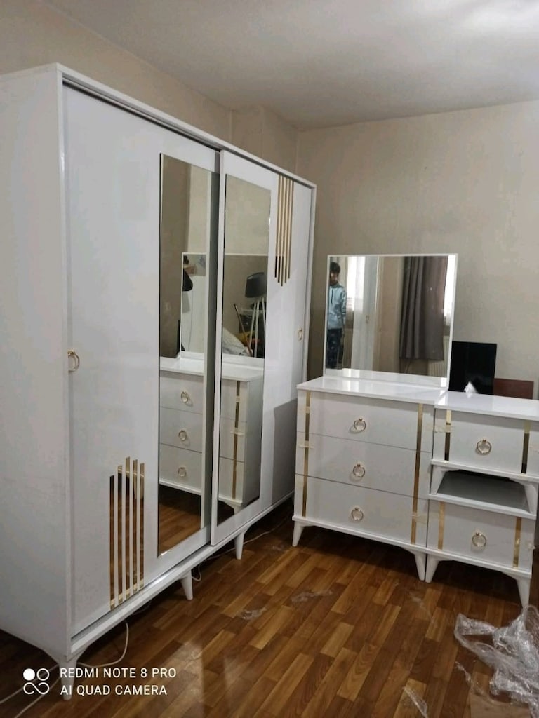 EKONOMİK YATAK ODASI DOLAP GARDROP ELBİSE DOLAPLARI HIZLI TESLİMAT - 4