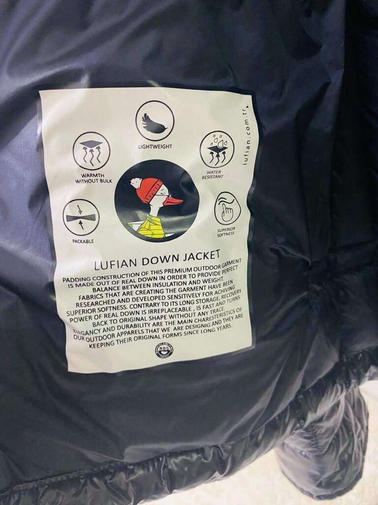 LUFİAN KAZ TÜYÜ ŞİŞME MONT LACİVERT - 5