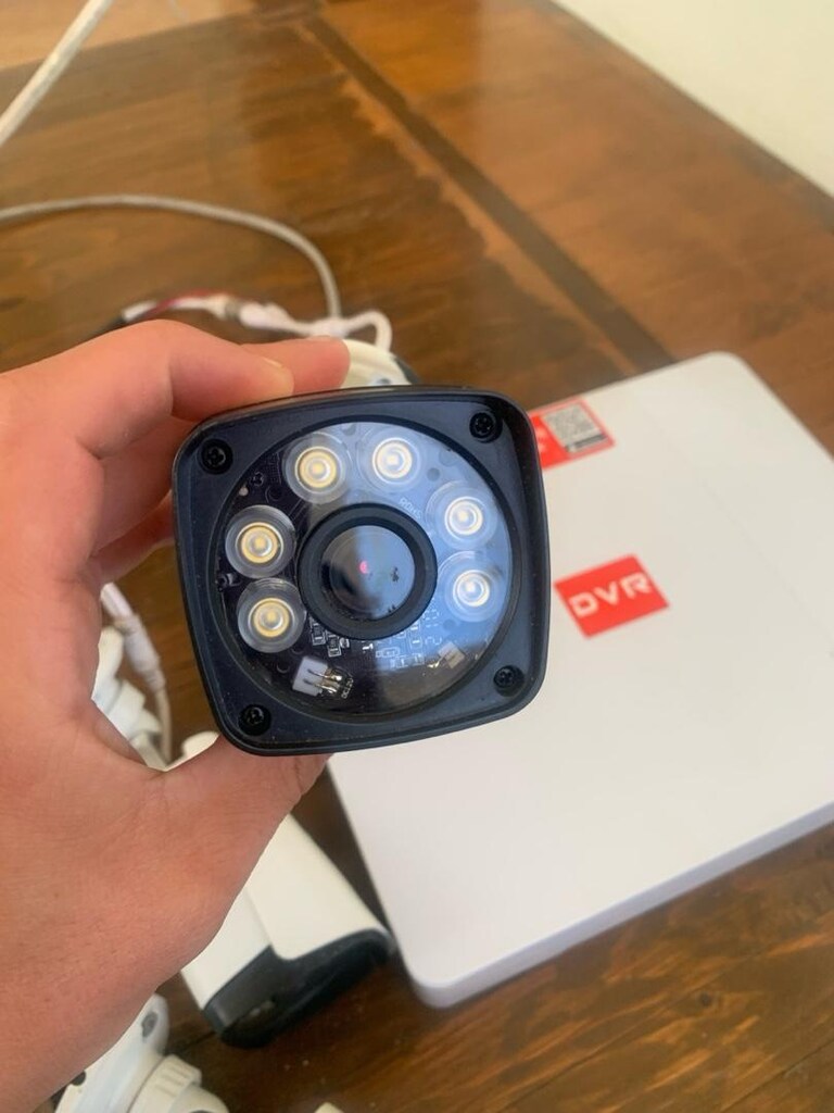 3 adet led ışıklı güvenlik kamerası + kayıt cihazı - 10