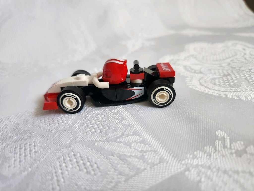 LEGO 71049 Minifigures formula F1 Race Cars NO:10 HAAS yarış arabası - 5
