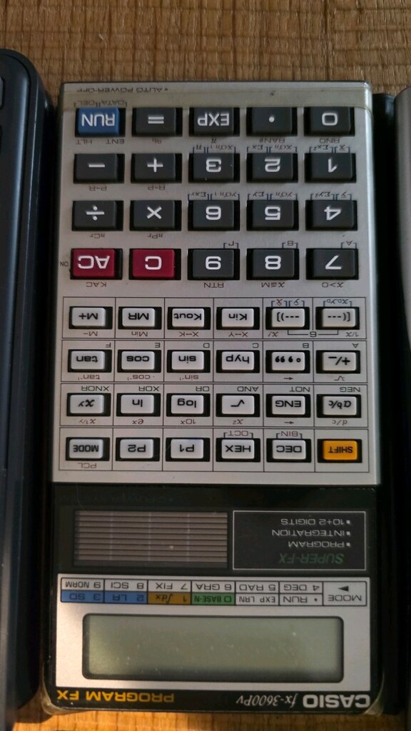 Casio bilimsel hesap makinesi, Açıklama oku - 4