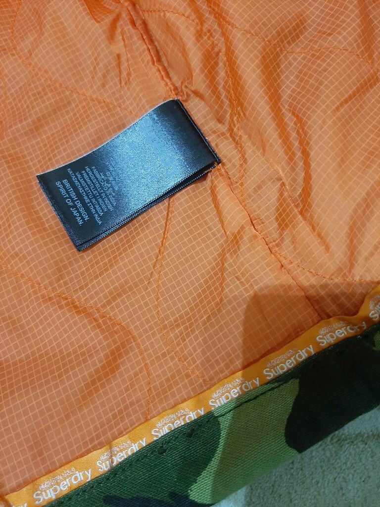 Sıfır Orj. Superdry Erkek Mont M Beden Kamuflaj tipi Sıfır Mont - 5