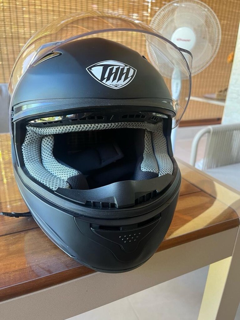 THH full face çocuk motosiklet kaskı. - 6