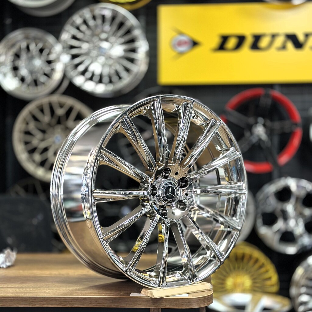 20'' 5x112 Mercedes Maybach Krom Jant Takımı 8.5-9.5Offset Sıfır - 3