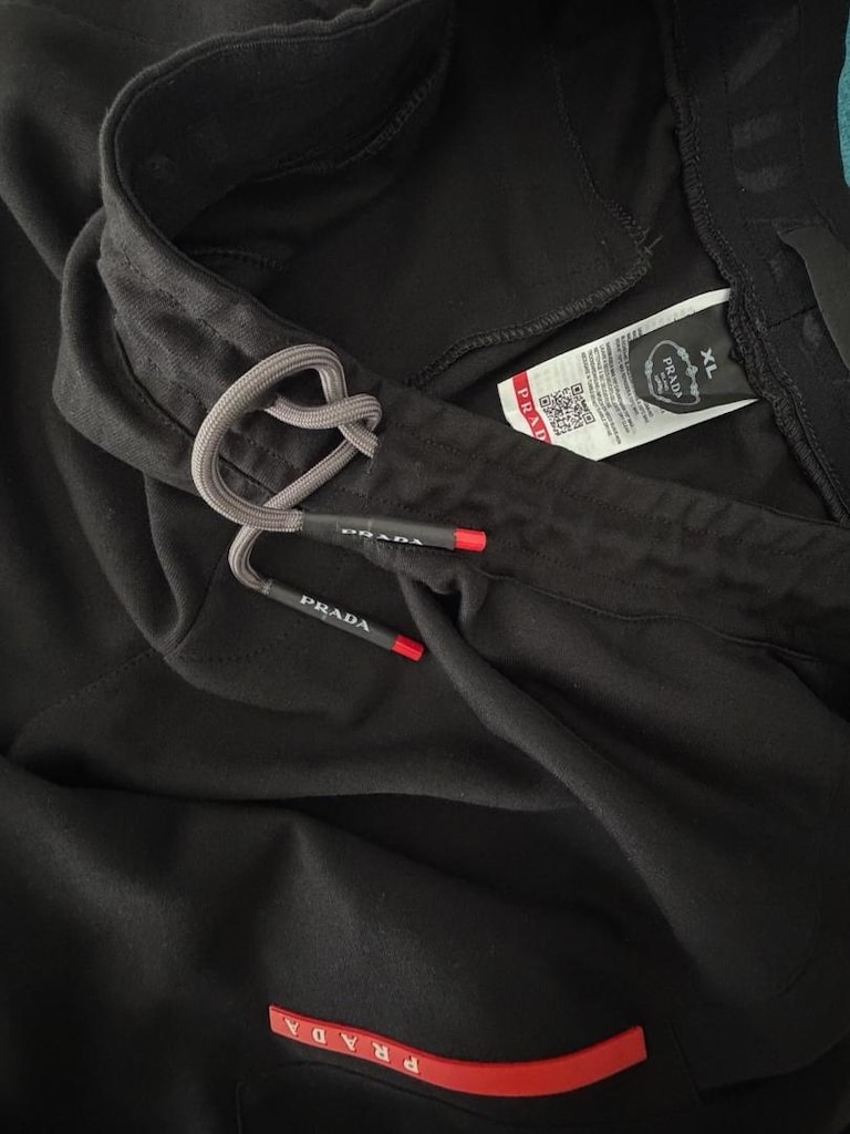 PRADA JOGER EŞORFMAN - XL - SİYAH VE GRİ - 3