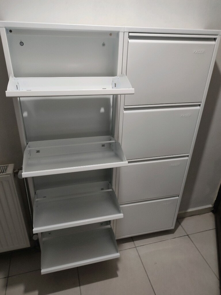 KASER 4+4 KAPAKLI METAL AYAKKABILIK - 4