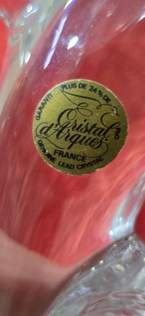 Orjinal Cristal d'Argues France Kristal Yunus Fügürü 17 cn. Vintage - 3