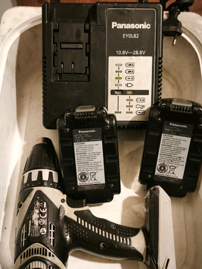 ORİJİNAL PANASONİC 14.4 VOLT ŞARJLI MATKAP SORUNSUZ ÇALIŞIR VAZİYETTE - 8